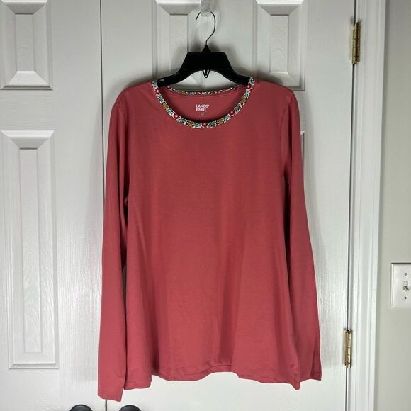 NWOT Lands End Girls Shirt Size L/T 14-16 - Picture 1 of 3